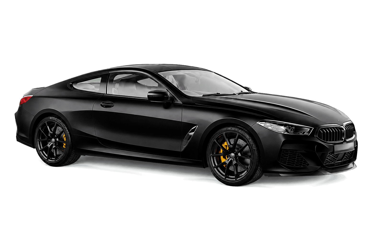 Czarne sportowe auto